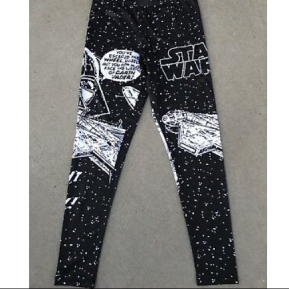 Star Wars Graphic Leggings Millenium Falcon Black